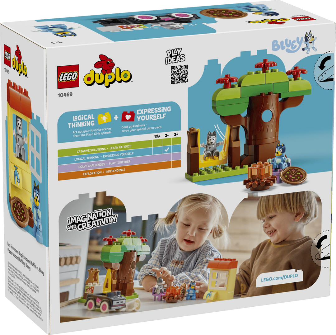 LEGO® DUPLO® Pizza Girls with Muffin and Bluey 10469