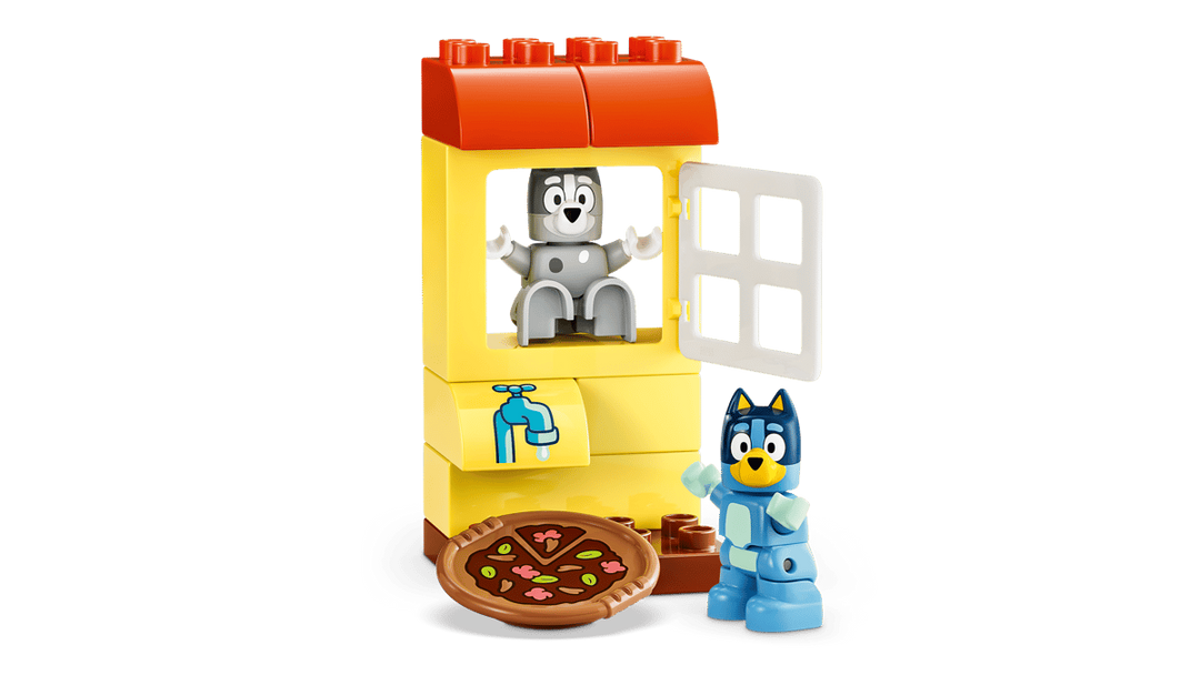 LEGO® DUPLO® Pizza Girls with Muffin and Bluey 10469