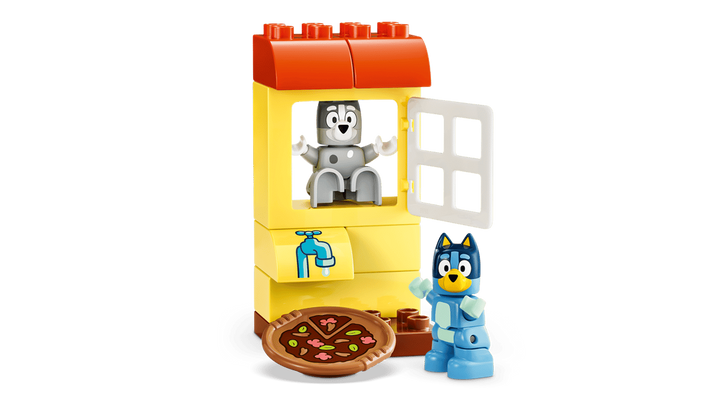 LEGO® DUPLO® Pizza Girls with Muffin and Bluey 10469