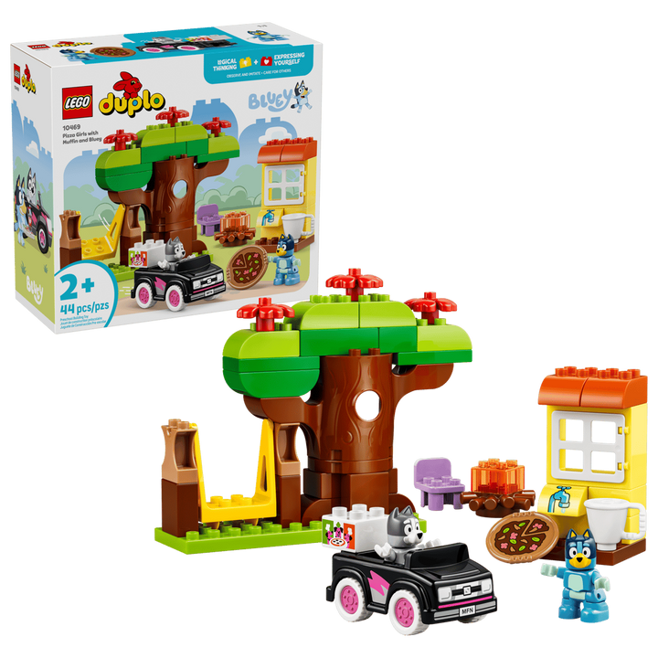 LEGO® DUPLO® Pizza Girls with Muffin and Bluey 10469