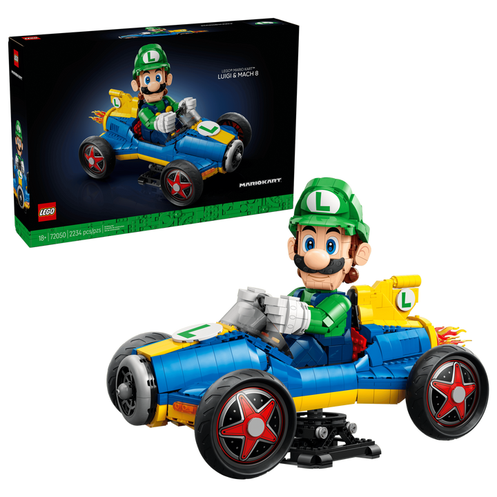 LEGO® Super Mario™ Mario Kart™ – Luigi & Mach 8 72050