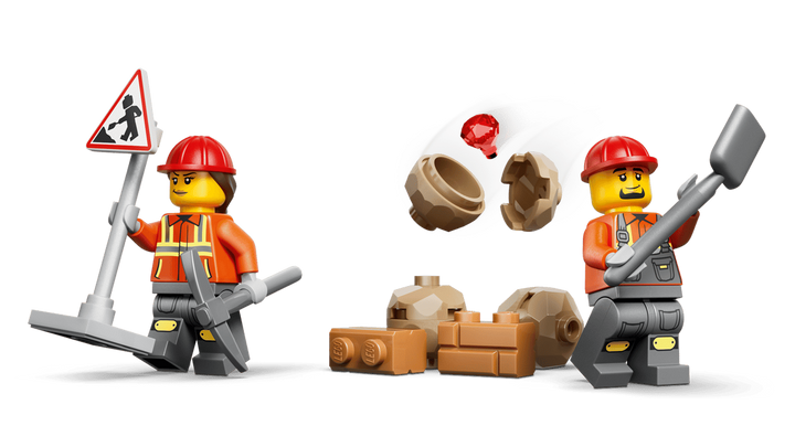 LEGO® City Yellow Backhoe Loader 60480