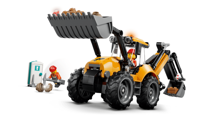 LEGO® City Yellow Backhoe Loader 60480