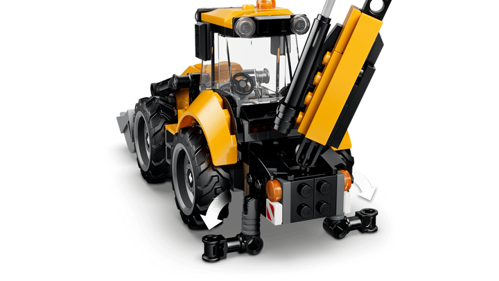 LEGO® City Yellow Backhoe Loader 60480