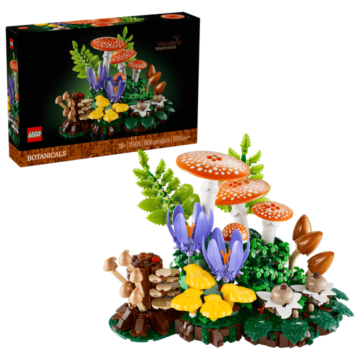 LEGO® Botanicals Woodland Mushrooms 11505