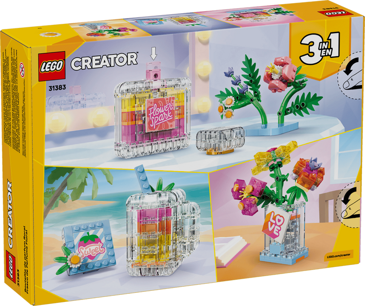 LEGO® Creator 3-in-1 Floral Decor Perfume Bottle 31383