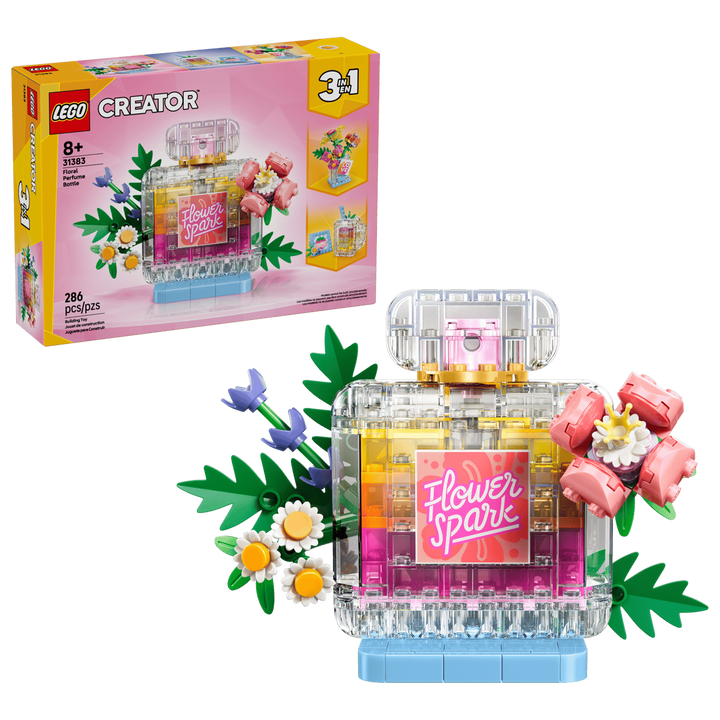 LEGO® Creator 3-in-1 Floral Decor Perfume Bottle 31383