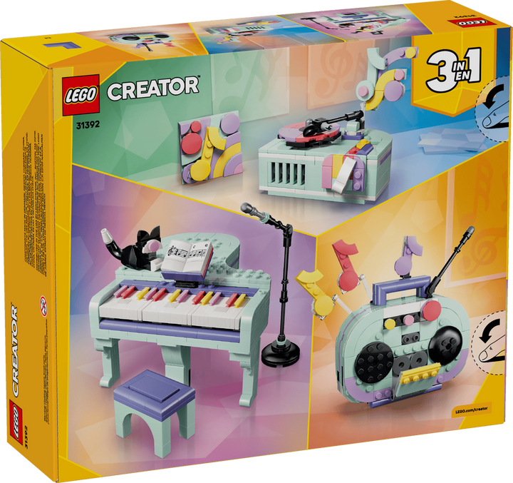 LEGO® Creator 3-in-1 Music Decor Piano with Cat 31392