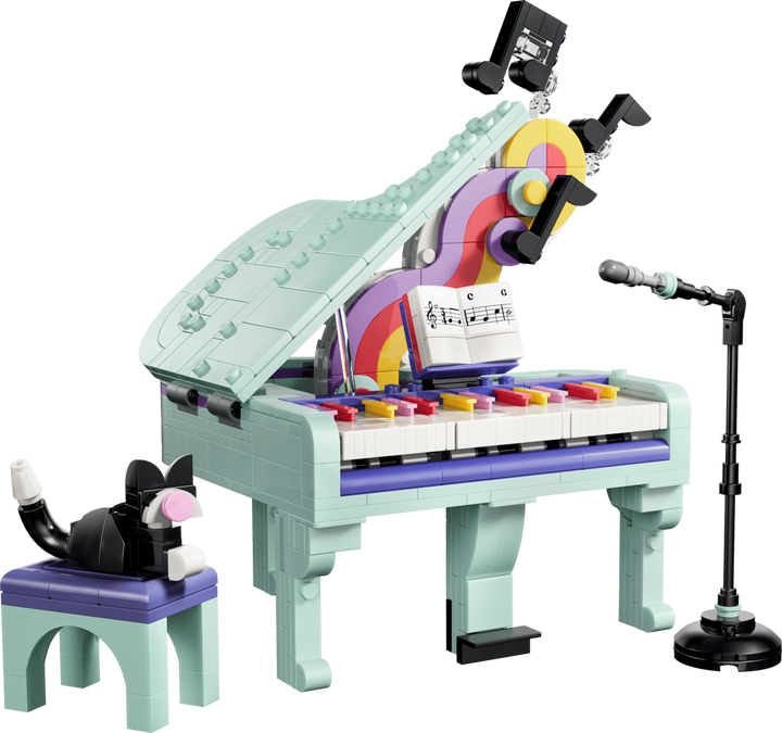 LEGO® Creator 3-in-1 Music Decor Piano with Cat 31392