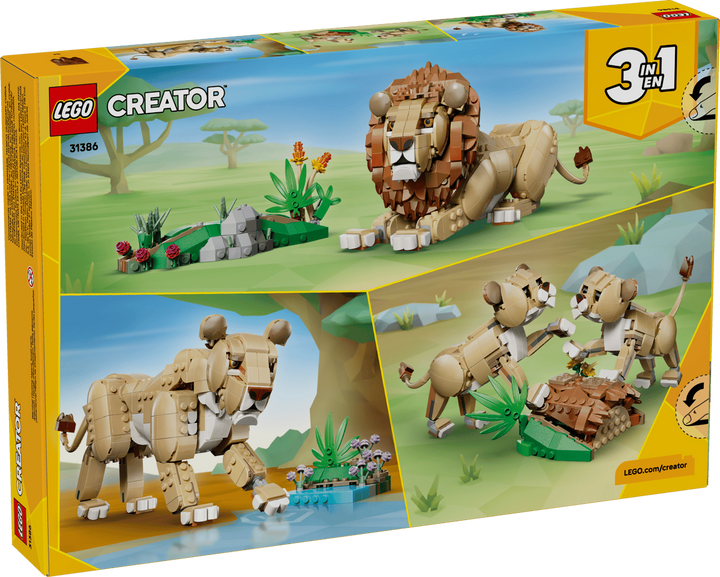 LEGO® Creator 3-in-1 Wild Animals: Majestic Lion 31386
