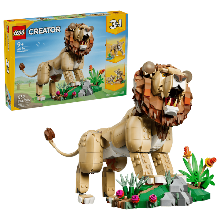LEGO® Creator 3-in-1 Wild Animals: Majestic Lion 31386