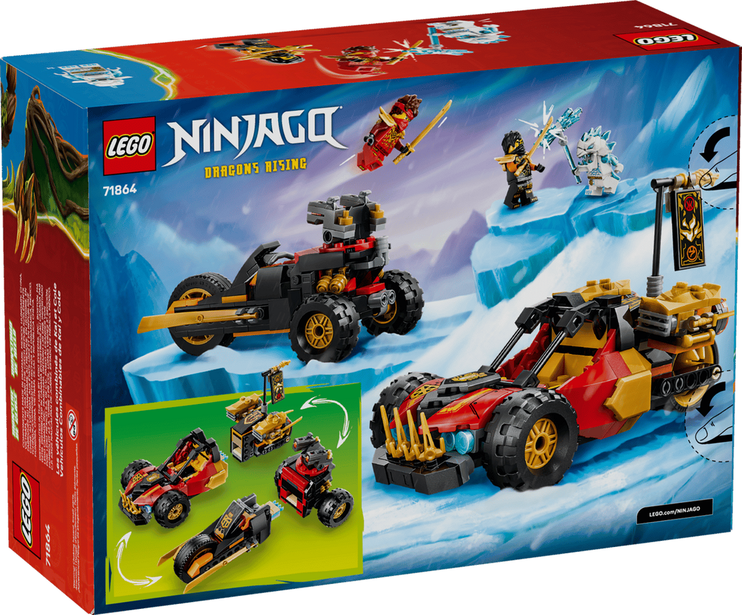 LEGO® NINJAGO® Kai and Cole's Combiner Vehicles 71864
