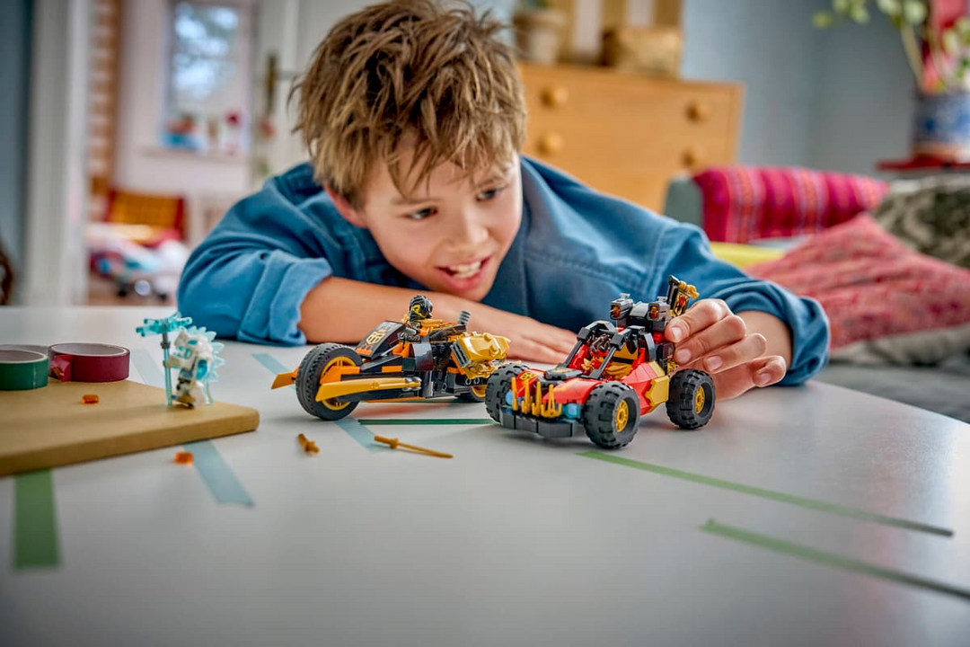 LEGO® NINJAGO® Kai and Cole's Combiner Vehicles 71864