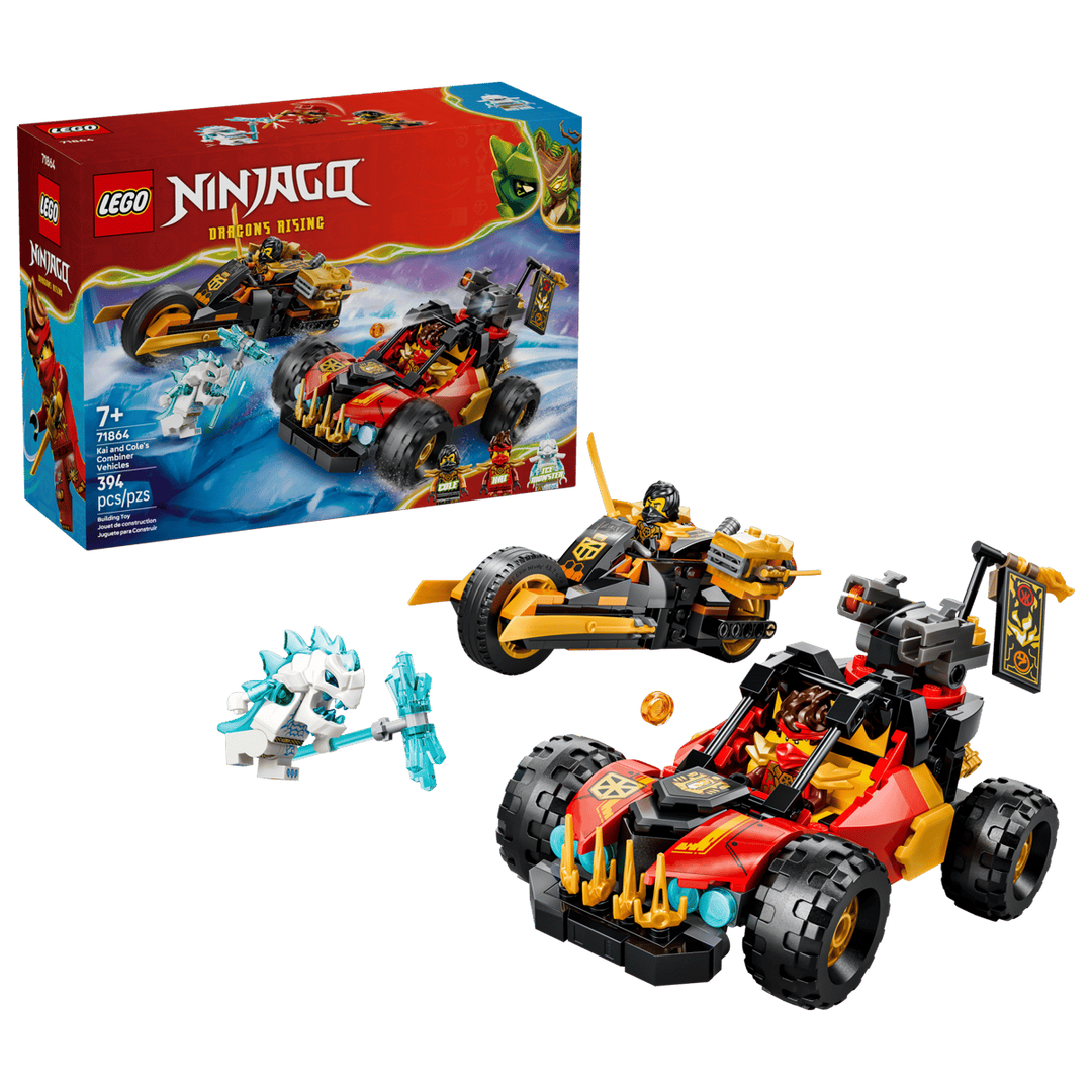 LEGO® NINJAGO® Kai and Cole's Combiner Vehicles 71864