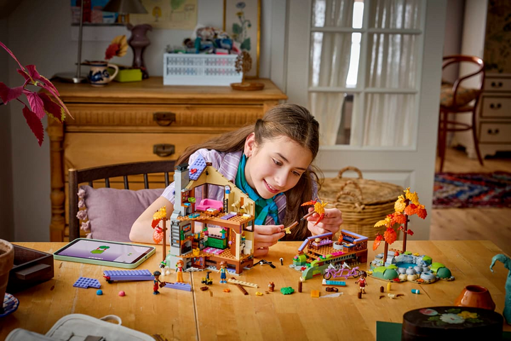 LEGO® Friends Cozy Fall Forest Cabin 42705