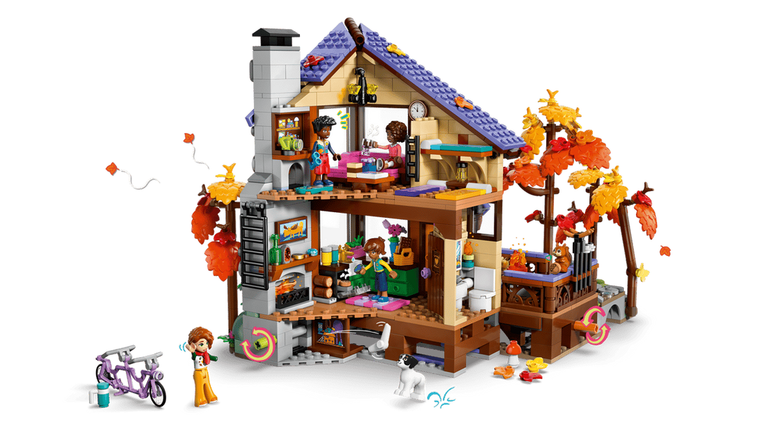 LEGO® Friends Cozy Fall Forest Cabin 42705