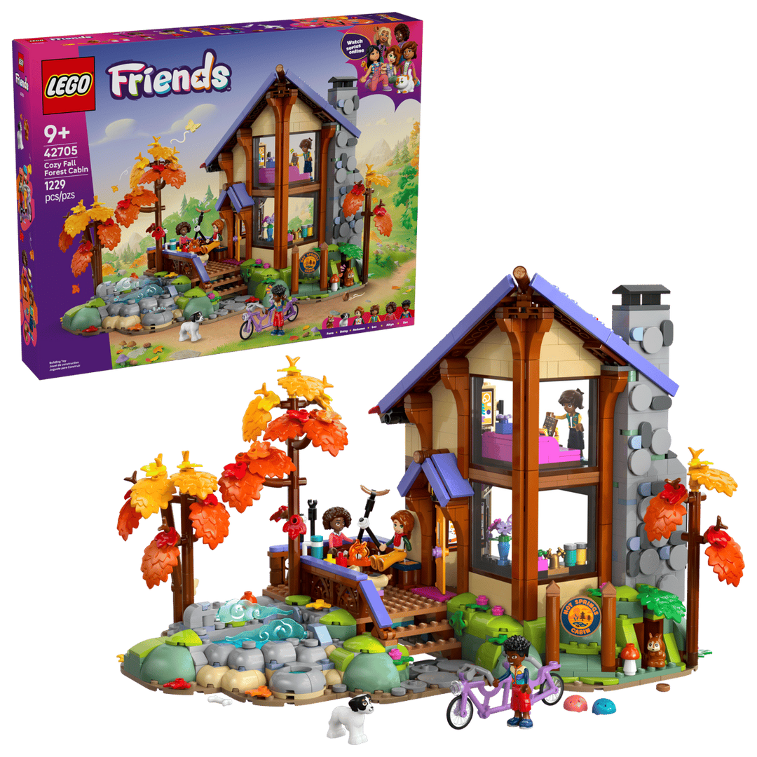 LEGO® Friends Cozy Fall Forest Cabin 42705
