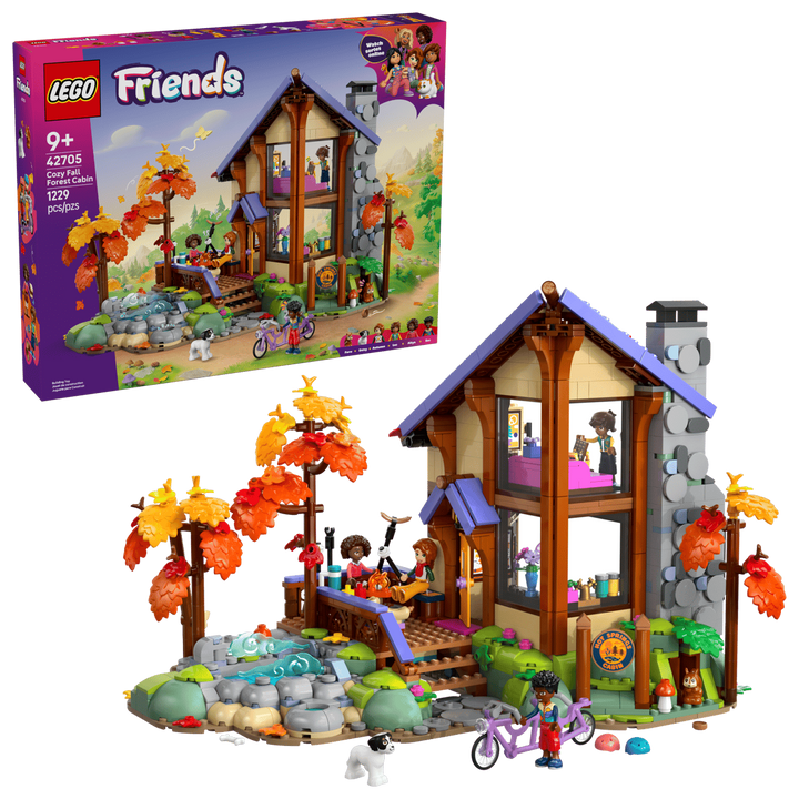 LEGO® Friends Cozy Fall Forest Cabin 42705