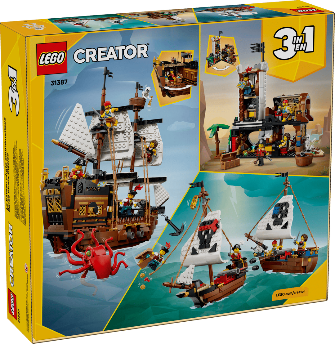 LEGO® Creator 3-in-1 Iconic Pirate Ship 31387