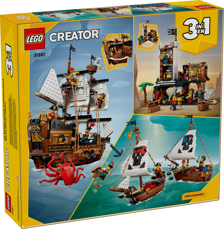 LEGO® Creator 3-in-1 Iconic Pirate Ship 31387