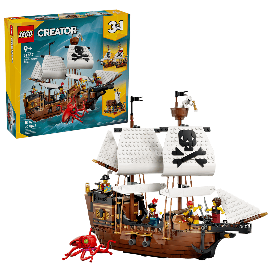 LEGO® Creator 3-in-1 Iconic Pirate Ship 31387