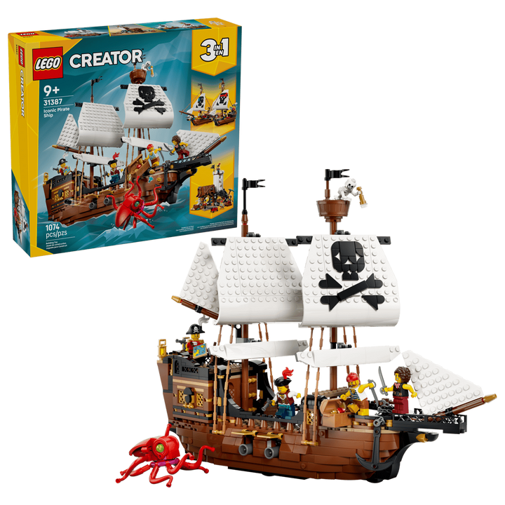 LEGO® Creator 3-in-1 Iconic Pirate Ship 31387
