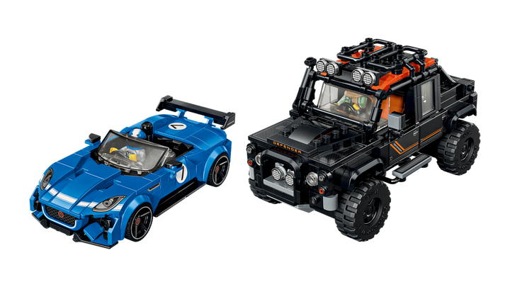 LEGO® Speed Champions Jaguar Project 7 & Land Rover Defender 77264