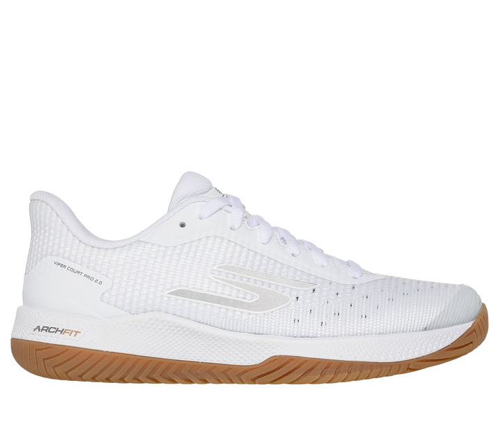 Women's Skechers Viper Court Pro 2.0 'White/Gum' Wide