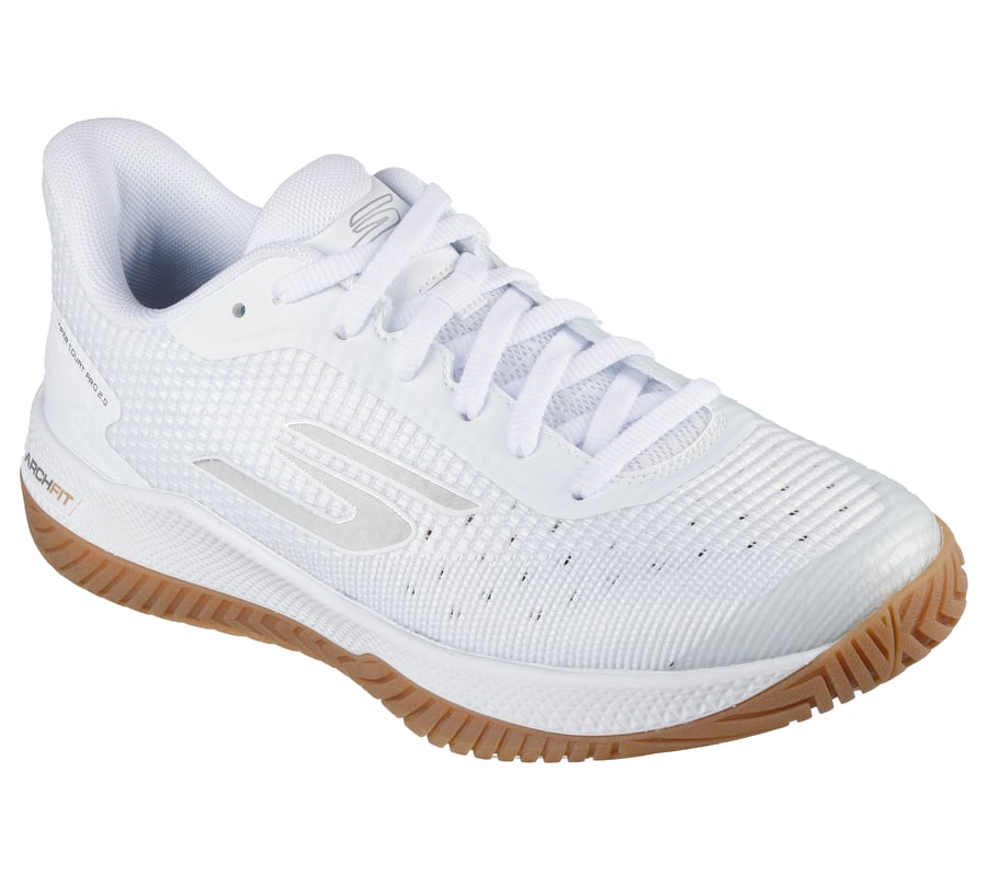 Women's Skechers Viper Court Pro 2.0 'White/Gum' Wide