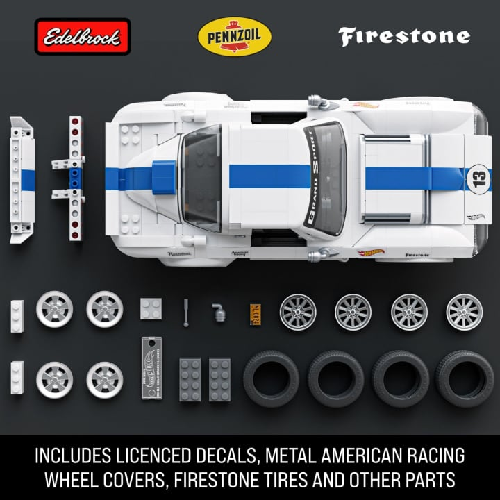 Brick Shop Hot Wheels - Corvette Grand Sport (918 Pieces)