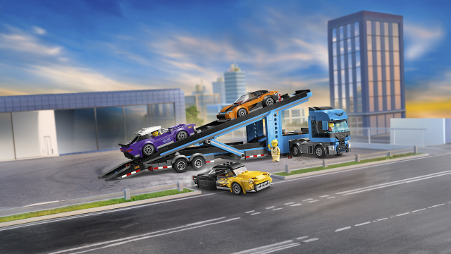 LEGO® City Car Transporter Truck with Sports Cars 60408