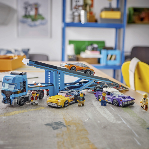 LEGO® City Car Transporter Truck with Sports Cars 60408