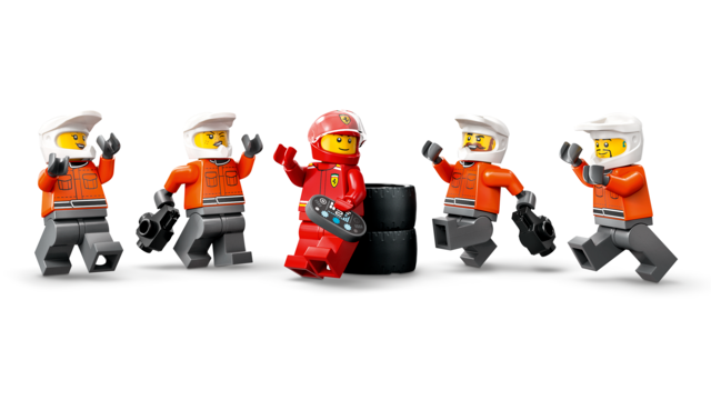 LEGO® City F1® Pit Stop & Pit Crew with Ferrari Car 60443