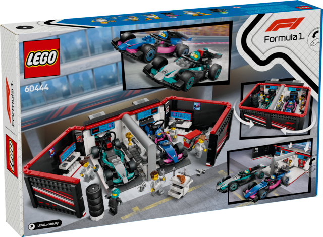 LEGO® City F1® Garage & Mercedes-AMG & Alpine Cars 60444