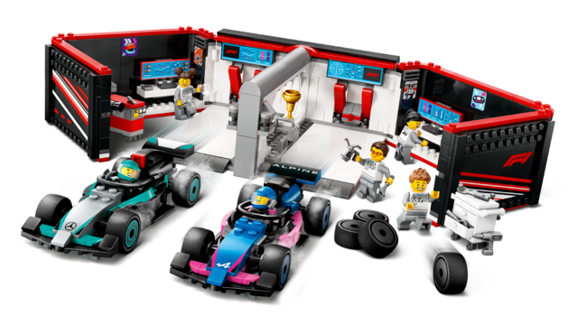 LEGO® City F1® Garage & Mercedes-AMG & Alpine Cars 60444