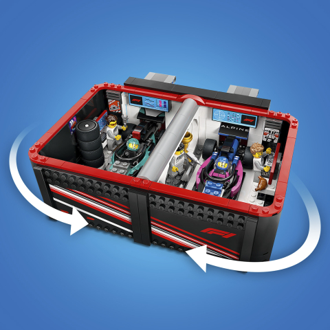 LEGO® City F1® Garage & Mercedes-AMG & Alpine Cars 60444