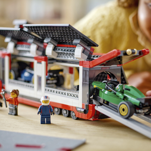 LEGO® City F1® Truck with RB20 & AMR24 F1® Cars 60445