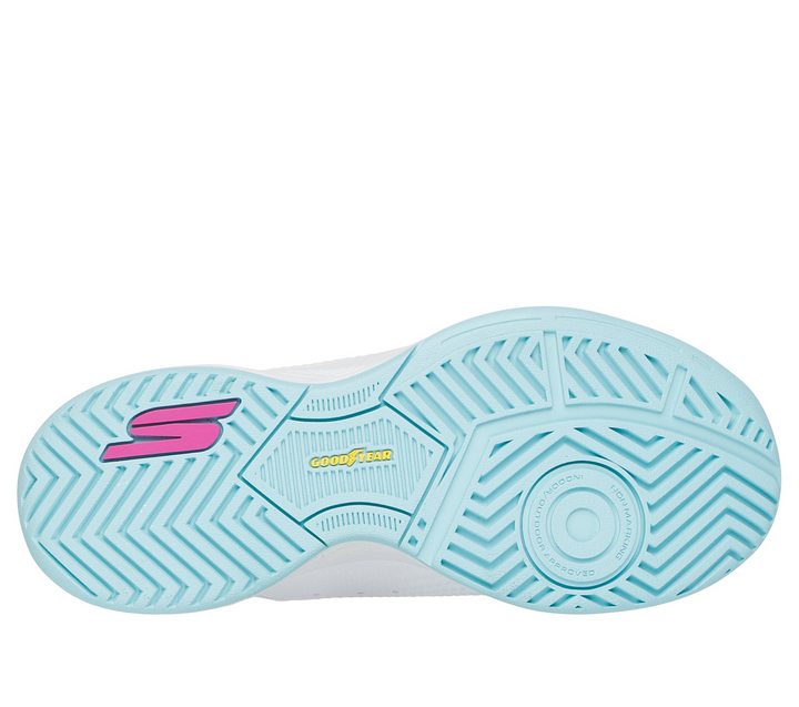 Women's Skechers Slip-ins Relaxed Fit: Viper Court Reload 'White/Turquoise'