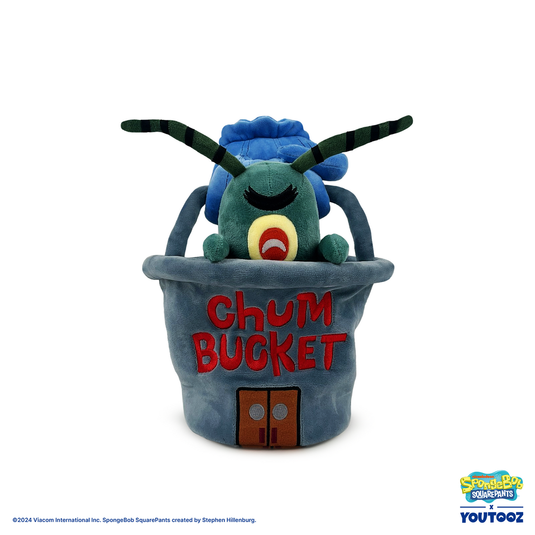 YouTooz Spongebob Squarepants - Plankton Chum Bucket Plush (9")