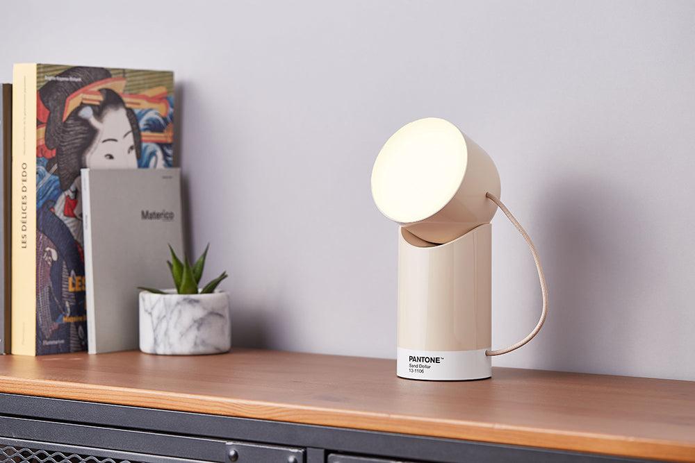 Lexon X Pantone Orbe Portable Lamp 'Sand Dollar'