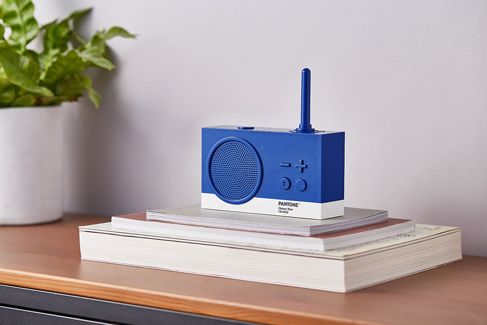 Lexon X Pantone Tykho 3 Bluetooth Speaker & Radio 'Classic Blue'