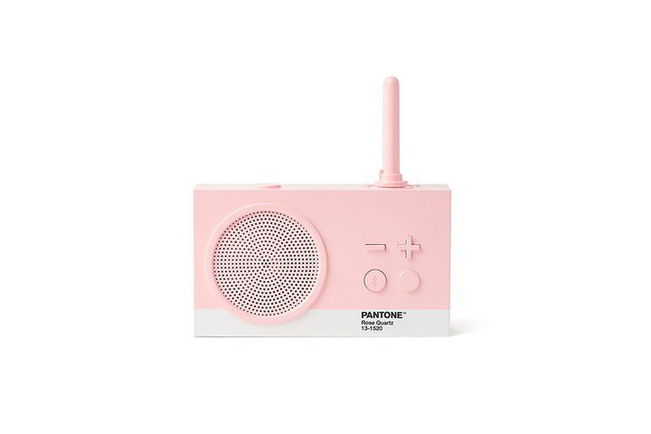 Lexon X Pantone Tykho 3 Bluetooth Speaker & Radio 'Rose Qaurtz'