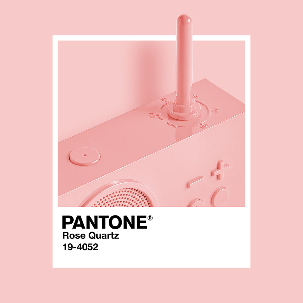 Lexon X Pantone Tykho 3 Bluetooth Speaker & Radio 'Rose Qaurtz'