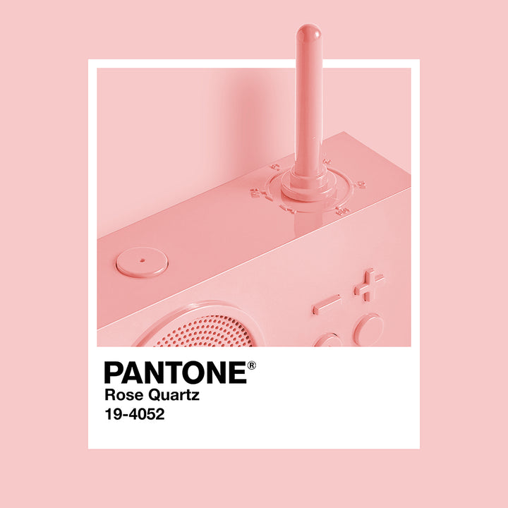 Lexon X Pantone Tykho 3 Bluetooth Speaker & Radio 'Rose Qaurtz'