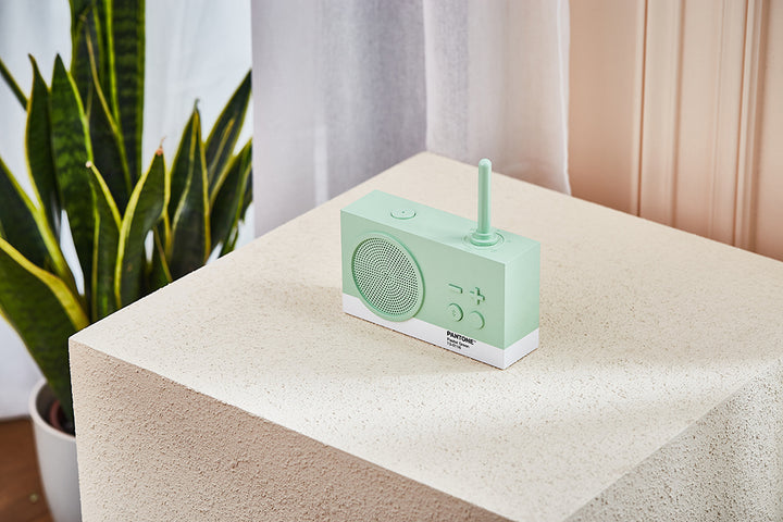 Lexon X Pantone Tykho 3 Bluetooth Speaker & Radio 'Pastel Green'
