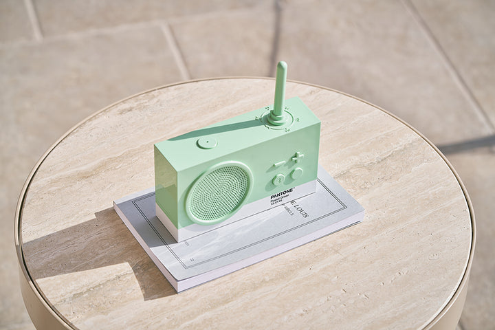 Lexon X Pantone Tykho 3 Bluetooth Speaker & Radio 'Pastel Green'