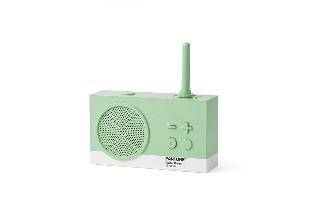 Lexon X Pantone Tykho 3 Bluetooth Speaker & Radio 'Pastel Green'