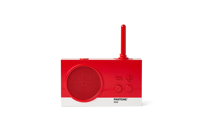 Lexon X Pantone Tykho 3 Bluetooth Speaker & Radio 'Red'