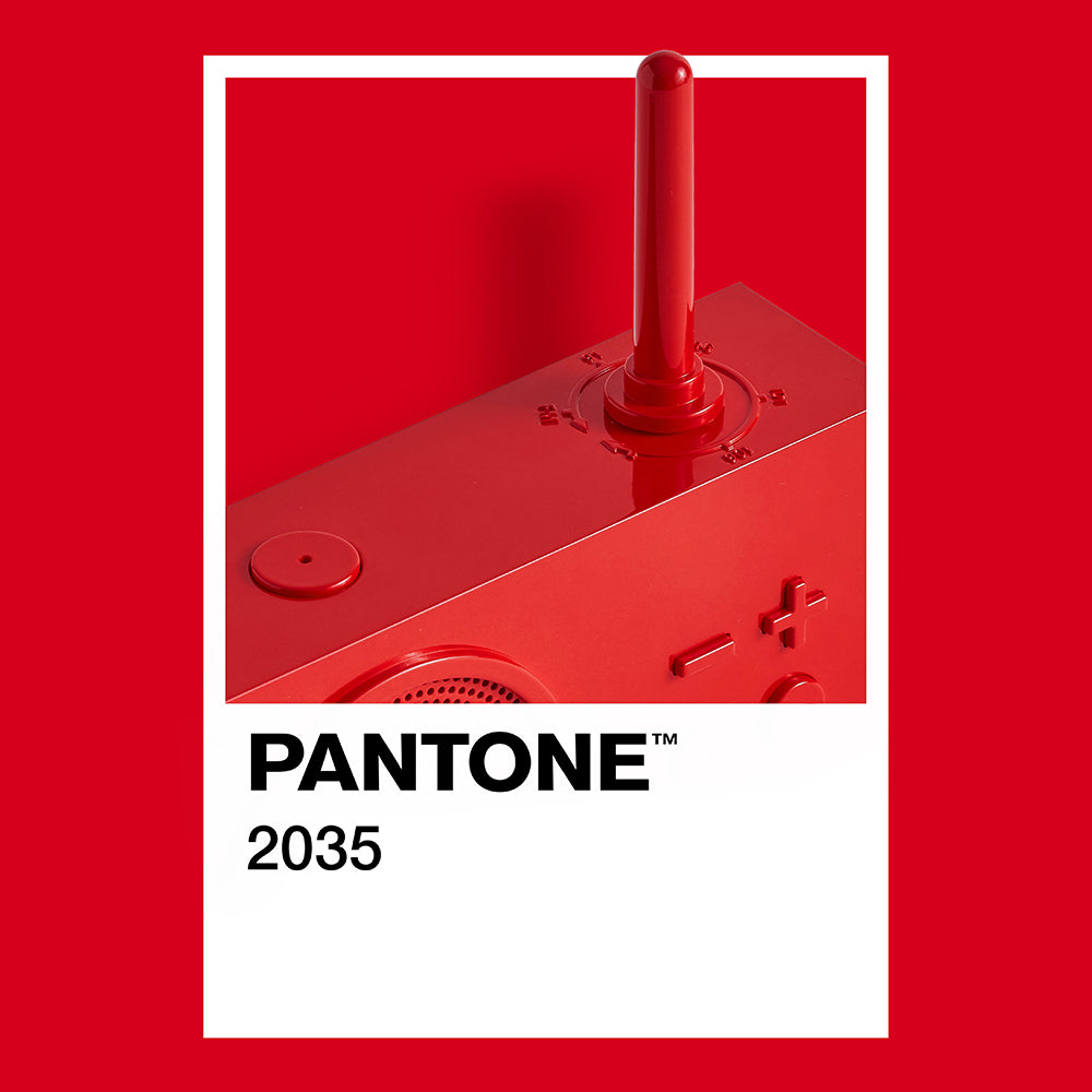 Lexon X Pantone Tykho 3 Bluetooth Speaker & Radio 'Red'