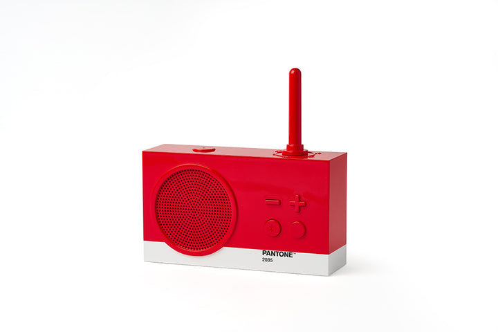 Lexon X Pantone Tykho 3 Bluetooth Speaker & Radio 'Red'